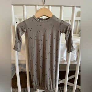 Quincy Mae Gown - Green geo pattern